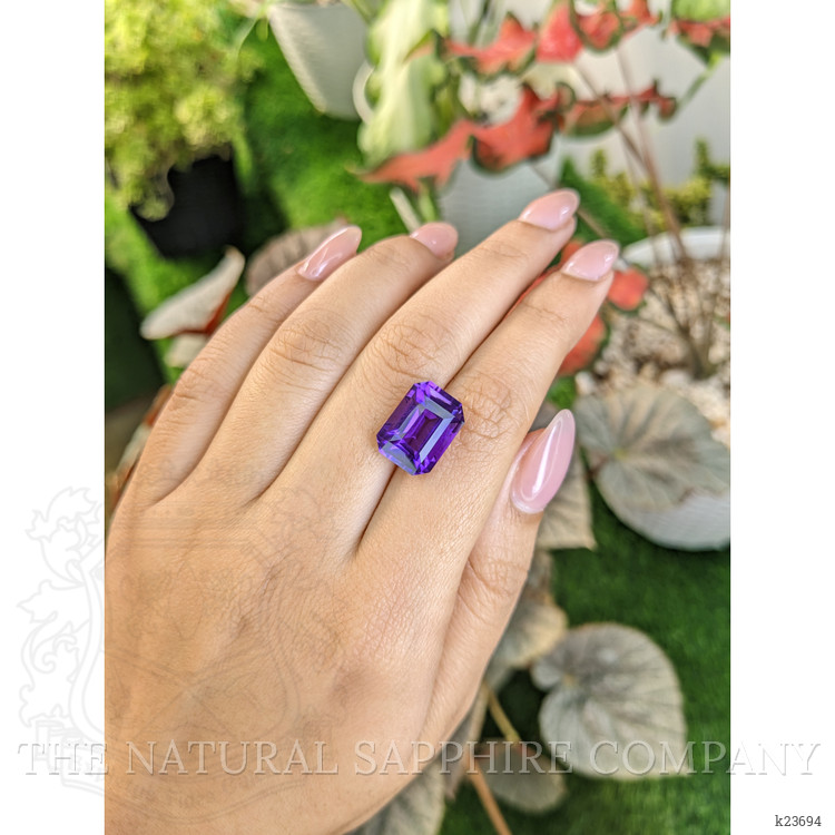 8.58 Ct. Purple Amethyst from Ceylon (Sri Lanka)