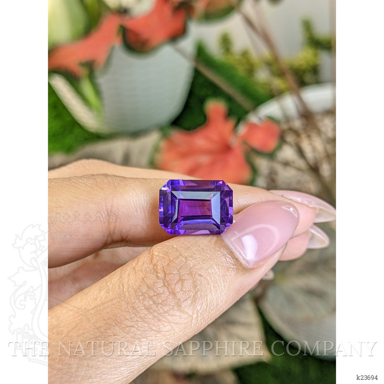 8.58 Ct. Purple Amethyst from Ceylon (Sri Lanka)