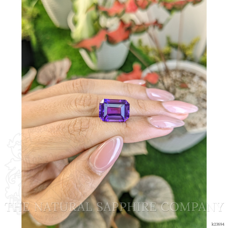 8.58 Ct. Purple Amethyst from Ceylon (Sri Lanka)