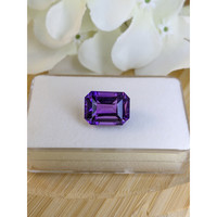 8.58 Ct. Purple Amethyst from Ceylon (Sri Lanka) Life Style