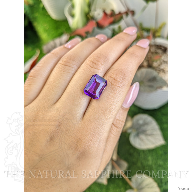 6.85 Ct. Purple Amethyst from Ceylon (Sri Lanka)