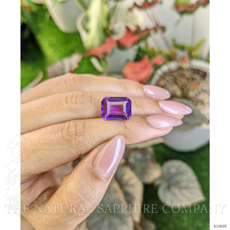 6.85 Ct. Purple Amethyst from Ceylon (Sri Lanka)