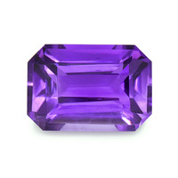 6.78 Ct.Tw. Emerald Cut Amethyst