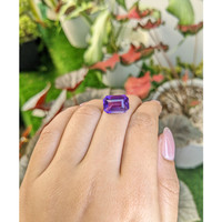 6.78 Ct. Purple Amethyst from Ceylon (Sri Lanka) Life Style