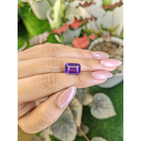 4.99 Ct. Purple Amethyst from Ceylon (Sri Lanka) Life Style