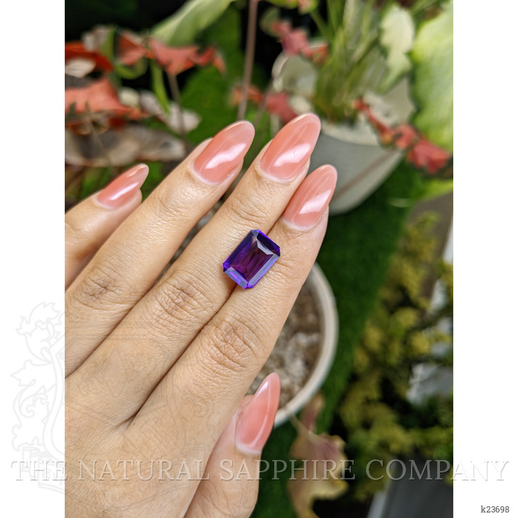 4.96 Ct. Purple Amethyst from Ceylon (Sri Lanka)