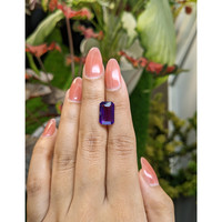 4.18 Ct. Purple Amethyst from Ceylon (Sri Lanka) Life Style