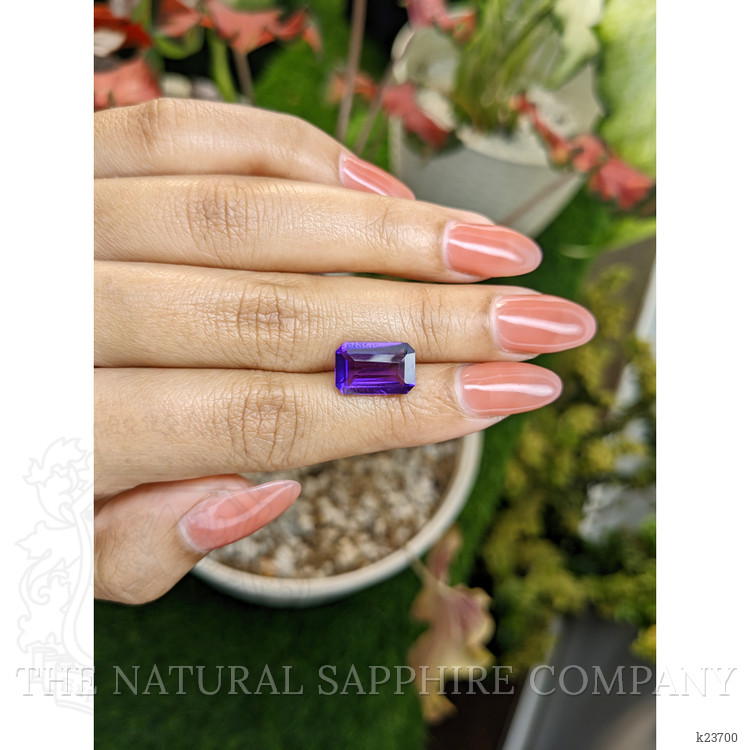 4.18 Ct. Purple Amethyst from Ceylon (Sri Lanka)