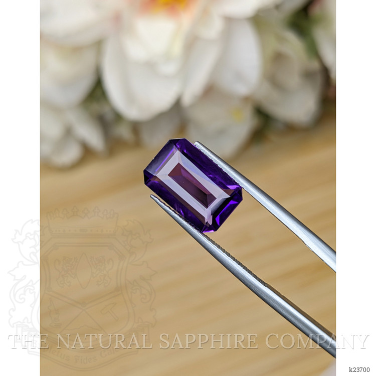 4.18 Ct. Purple Amethyst from Ceylon (Sri Lanka)