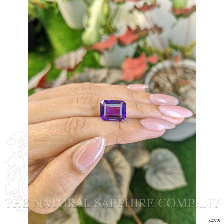 7.39 Ct. Purple Amethyst from Ceylon (Sri Lanka)