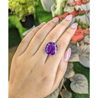 14.78 Ct. Amethyst from Madagascar Life Style