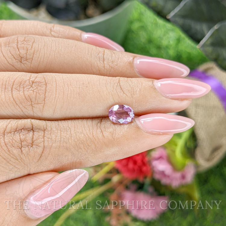 1.20 Ct. Purplish Pink Rhodolite Garnet from Ceylon (Sri Lanka)