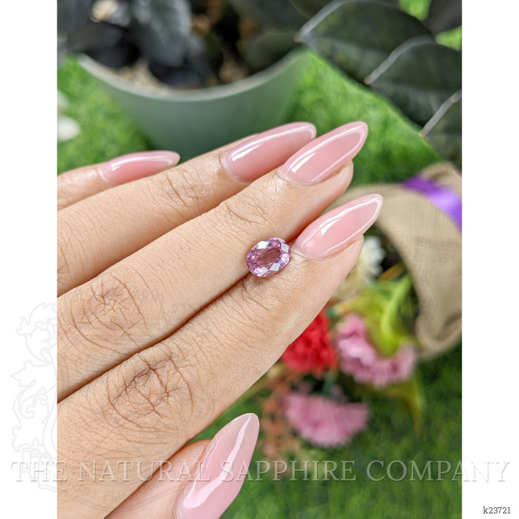 1.20 Ct. Purplish Pink Rhodolite Garnet from Ceylon (Sri Lanka)