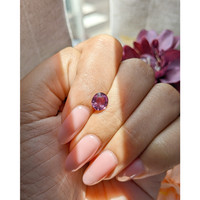 1.27 Ct. Purplish Pink Rhodolite Garnet from Ceylon (Sri Lanka) Life Style