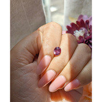 1.53 Ct. Purplish Pink Rhodolite Garnet from Ceylon (Sri Lanka) Life Style