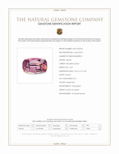 2.07 Ct. Purplish Pink Rhodolite Garnet from Ceylon (Sri Lanka) Scan Report