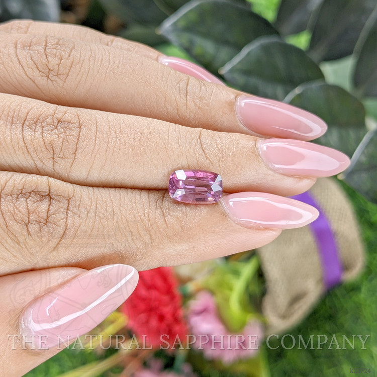 2.07 Ct. Purplish Pink Rhodolite Garnet from Ceylon (Sri Lanka)
