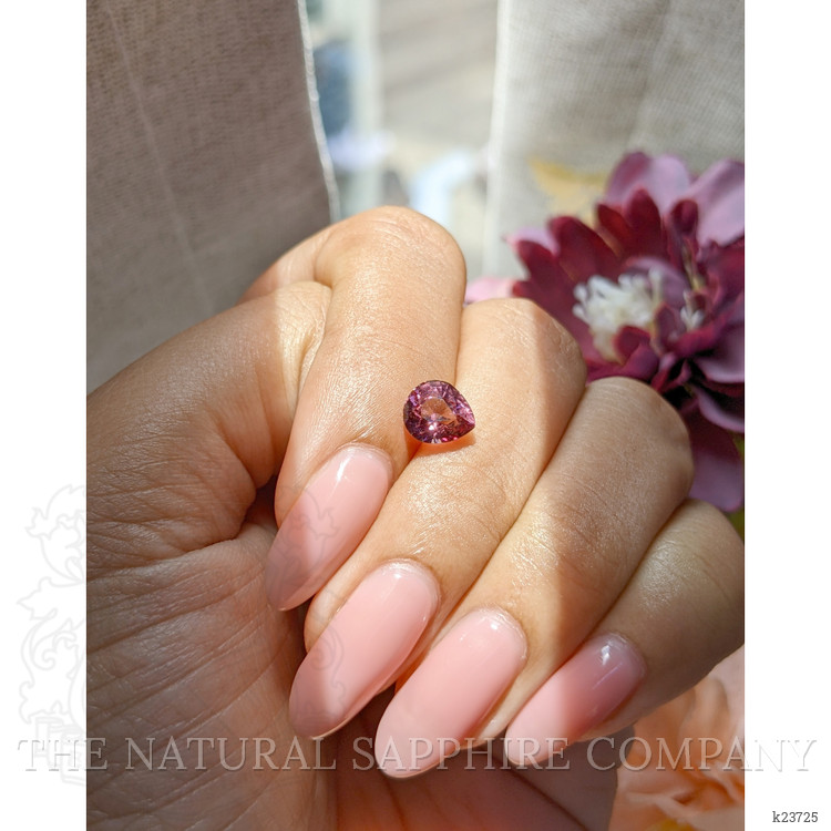 1.65 Ct. Purplish Pink Rhodolite Garnet from Ceylon (Sri Lanka)