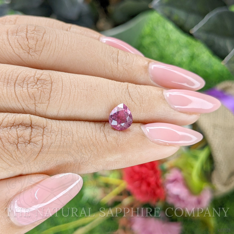 1.65 Ct. Purplish Pink Rhodolite Garnet from Ceylon (Sri Lanka)