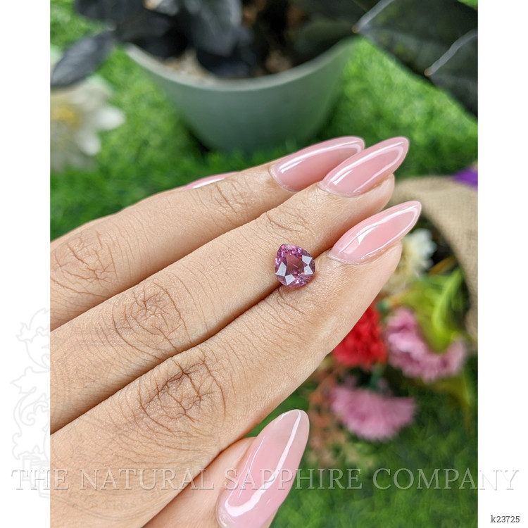 1.65 Ct. Purplish Pink Rhodolite Garnet from Ceylon (Sri Lanka)