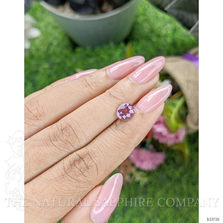 1.55 Ct. Purplish Pink Rhodolite Garnet from Ceylon (Sri Lanka)