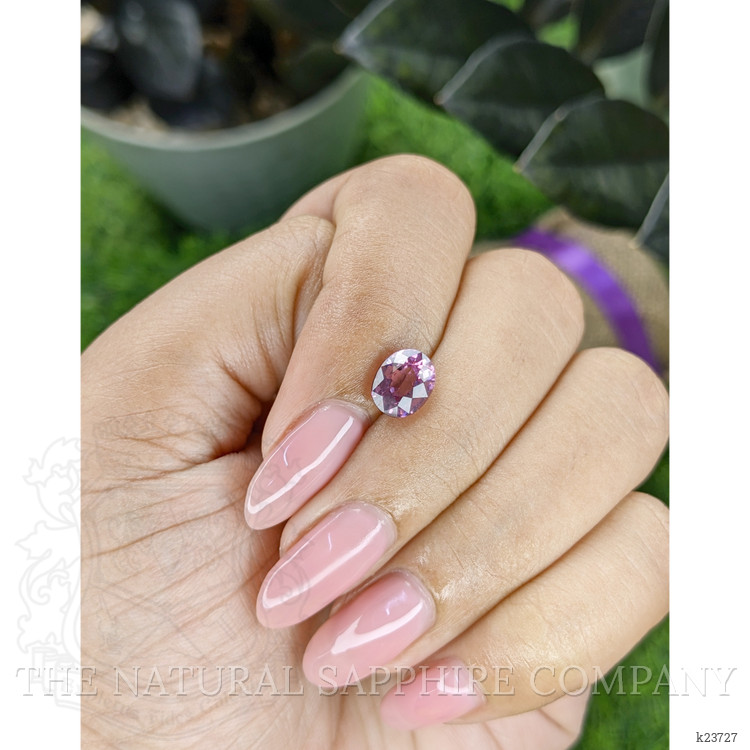 1.80 Ct. Purplish Pink Rhodolite Garnet from Ceylon (Sri Lanka)