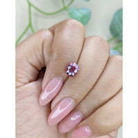 1.52 Ct. Purplish Pink Rhodolite Garnet from Ceylon (Sri Lanka) Life Style