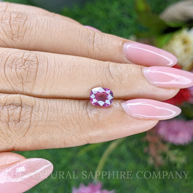 1.52 Ct. Purplish Pink Rhodolite Garnet from Ceylon (Sri Lanka)