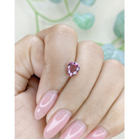 1.53 Ct. Purplish Pink Rhodolite Garnet from Ceylon (Sri Lanka) Life Style