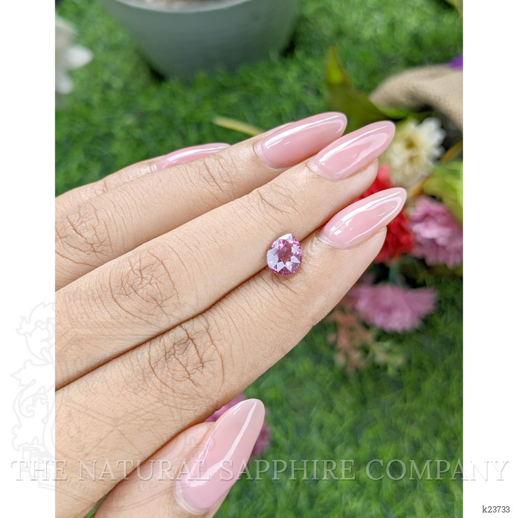 1.47 Ct. Purplish Pink Rhodolite Garnet from Ceylon (Sri Lanka)