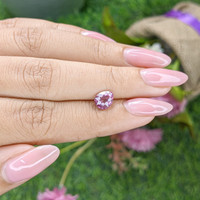 1.47 Ct. Purplish Pink Rhodolite Garnet from Ceylon (Sri Lanka) Life Style