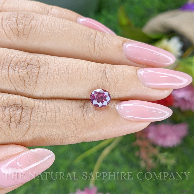 1.64 Ct. Purplish Pink Rhodolite Garnet from Ceylon (Sri Lanka)