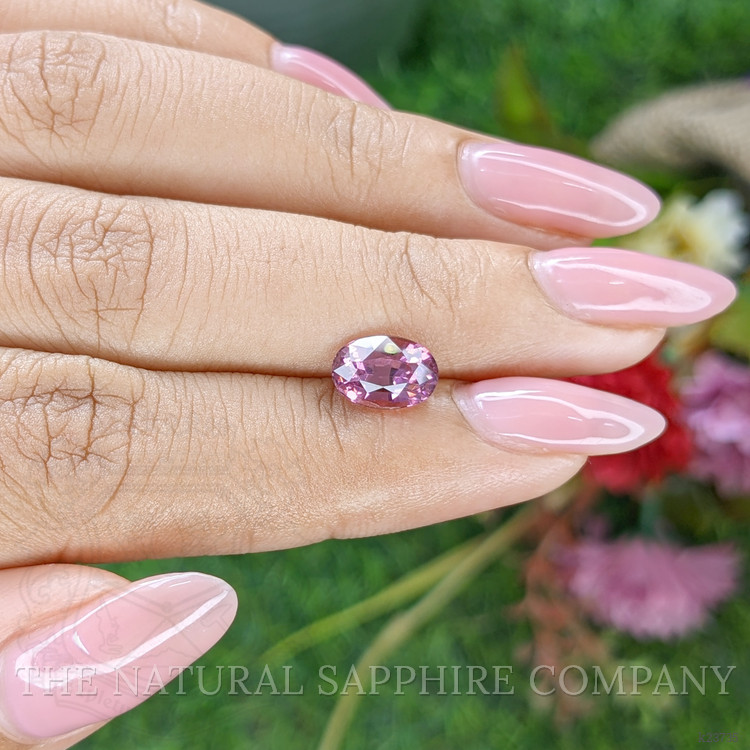 2.14 Ct. Purplish Pink Rhodolite Garnet from Ceylon (Sri Lanka)