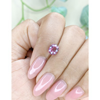 1.51 Ct. Purplish Pink Rhodolite Garnet from Ceylon (Sri Lanka) Life Style