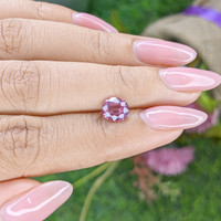 1.51 Ct. Purplish Pink Rhodolite Garnet from Ceylon (Sri Lanka) Life Style