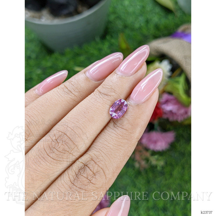 1.40 Ct. Purplish Pink Rhodolite Garnet from Ceylon (Sri Lanka)