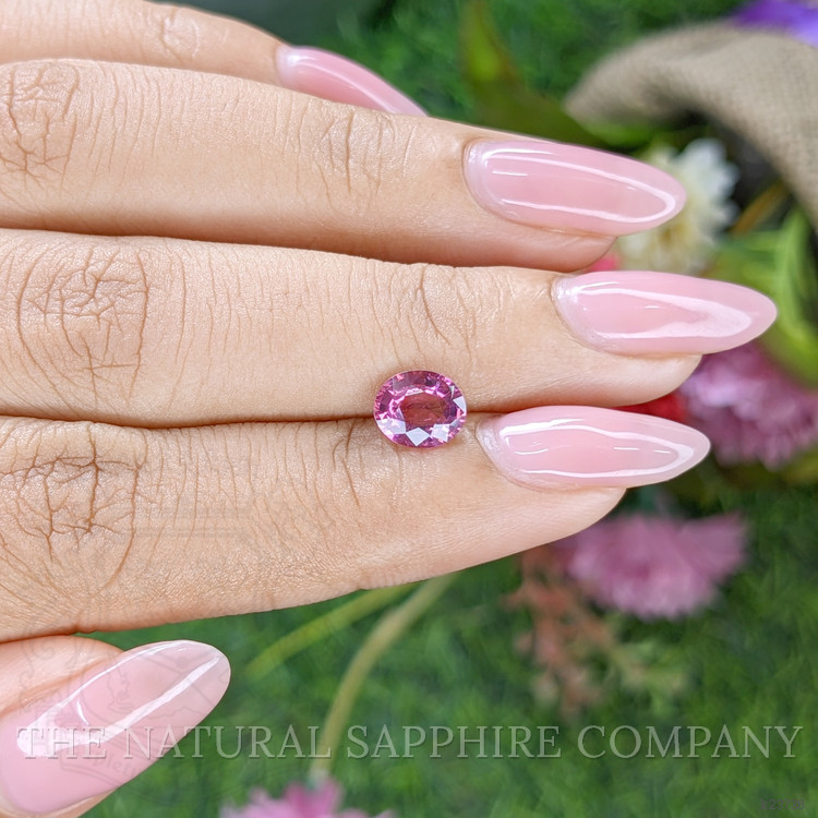 1.26 Ct. Purplish Pink Rhodolite Garnet from Ceylon (Sri Lanka)