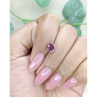 1.45 Ct. Purplish Pink Rhodolite Garnet from Ceylon (Sri Lanka) Life Style