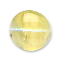1.92 Ct. Greenish Yellow Cabochon Chrysoberyl from Ceylon (Sri Lanka) Video