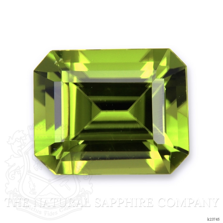 4.27 Ct. Yellowish Green Peridot from Burma (Myanmar)