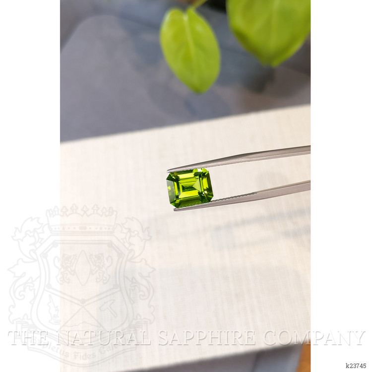 4.27 Ct. Yellowish Green Peridot from Burma (Myanmar)