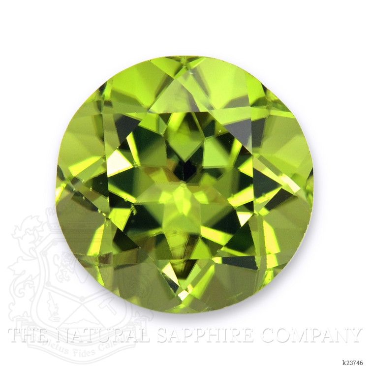 2.16 Ct. Yellowish Green Peridot from Burma (Myanmar)