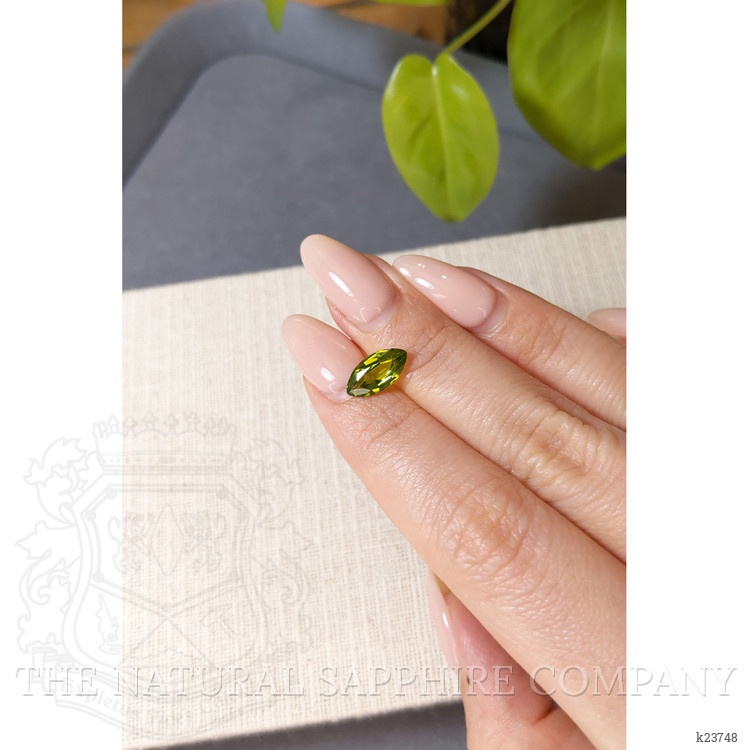 1.92 Ct. Brownish Green Peridot from Burma (Myanmar)