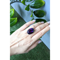 22.98 Ct. Purple Amethyst from Brazil Life Style