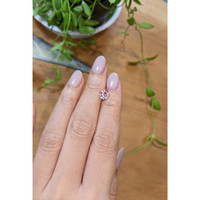 1.29 Ct. Pink Morganite from Brazil Life Style