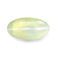 1.85 Ct. Yellowish Green Cabochon Chrysoberyl from Ceylon (Sri Lanka) Video