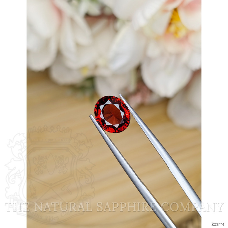 2.21 Ct. Red Garnet from Ceylon (Sri Lanka)