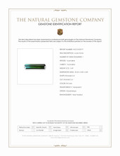 5.69 Ct. Bi Color Tourmaline from Mozambique Scan Report