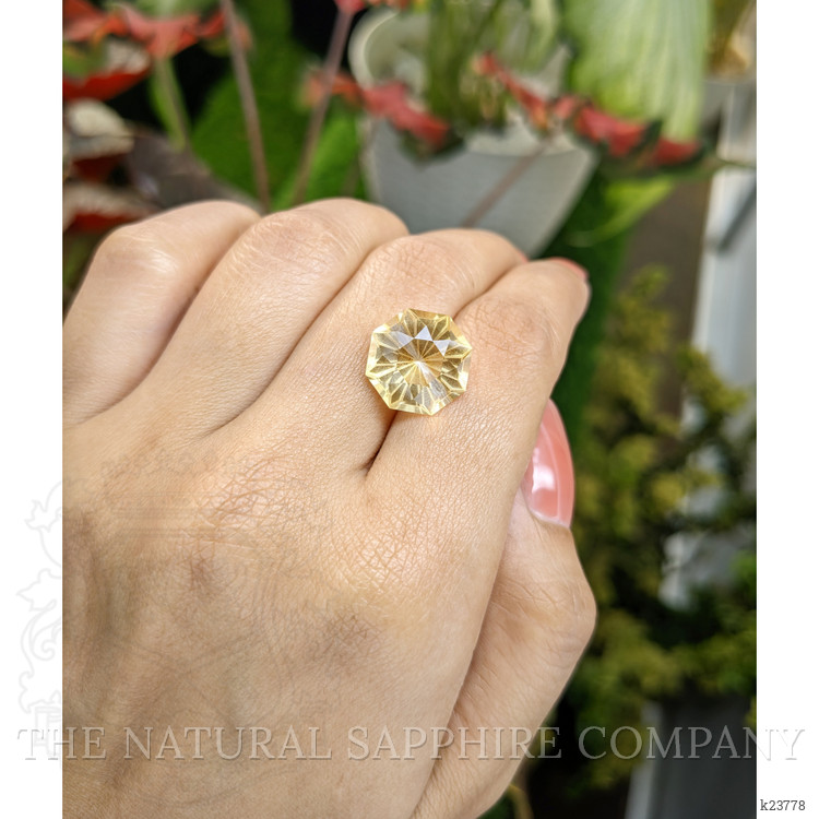 7.23 Ct. Yellow Citrine from Ceylon (Sri Lanka)