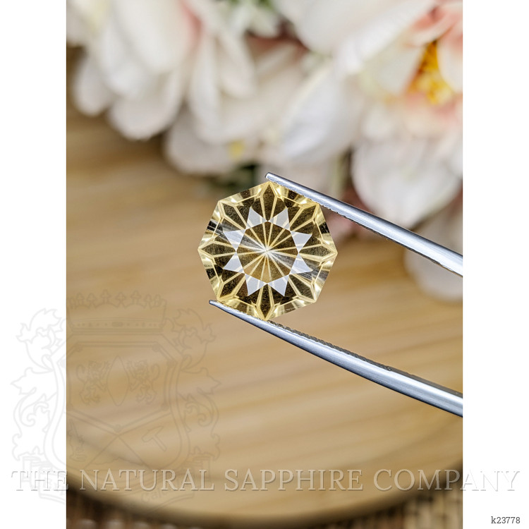 7.23 Ct. Yellow Citrine from Ceylon (Sri Lanka)